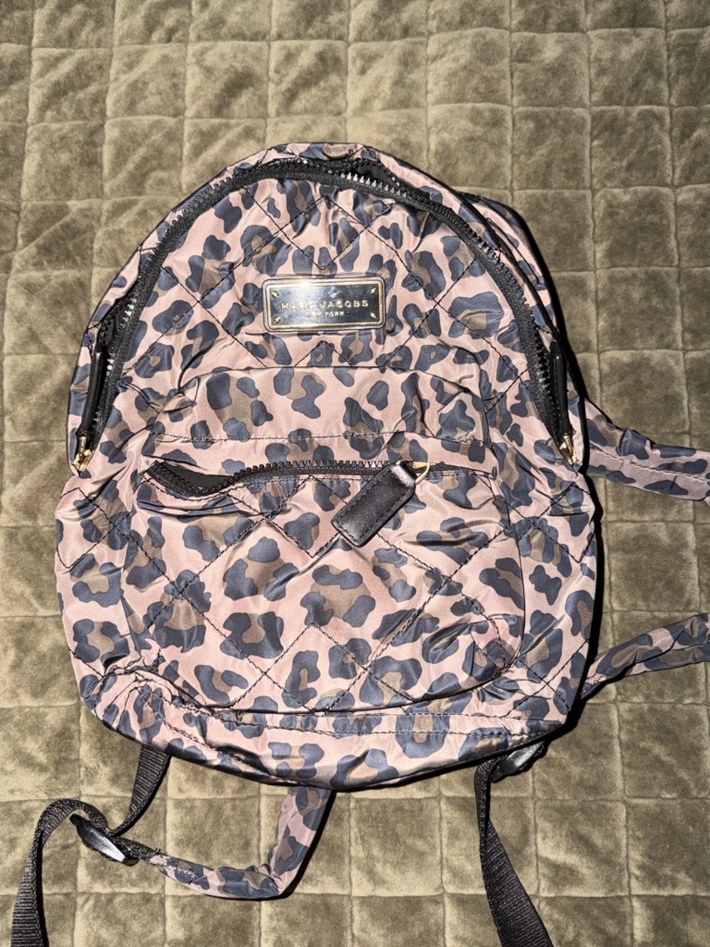 Marc Jacobs Leopard Quilted Backpack